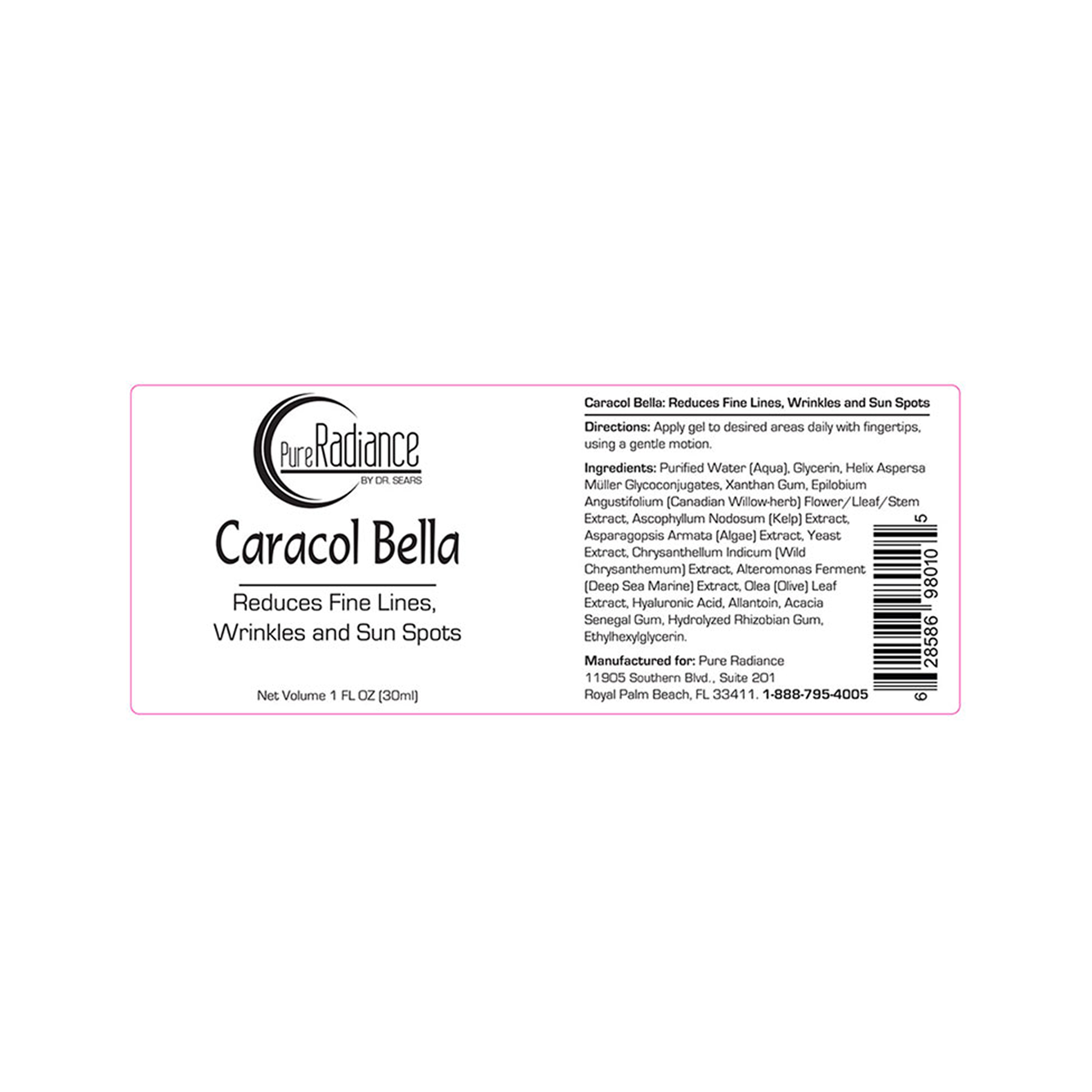 Caracol Bella for Skin: 1 Bottle